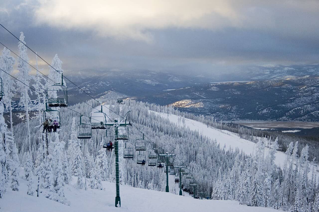 Blacktail Mountain Ski Area — MT ski resort in winter
