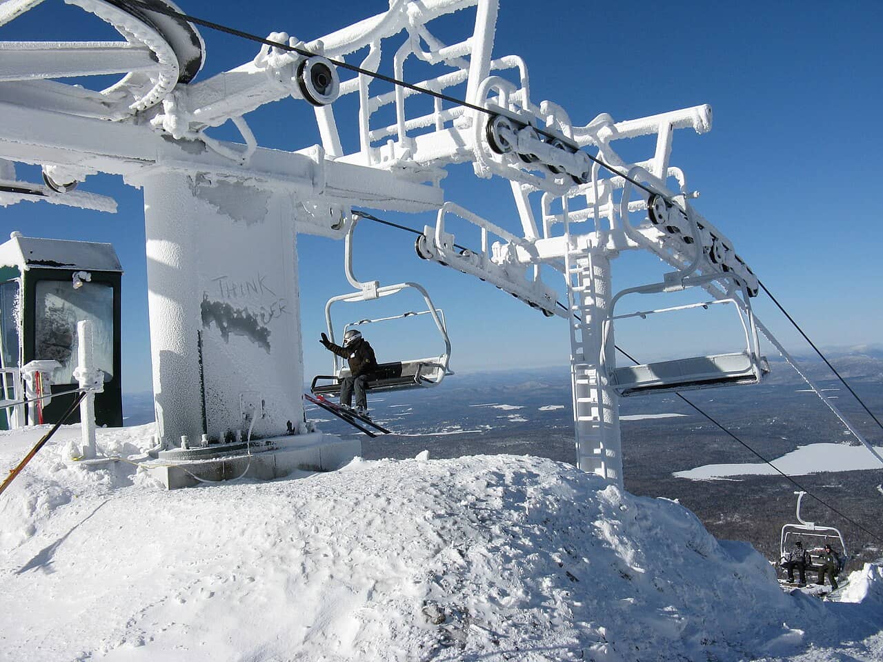 Saddleback — ME ski resort in winter