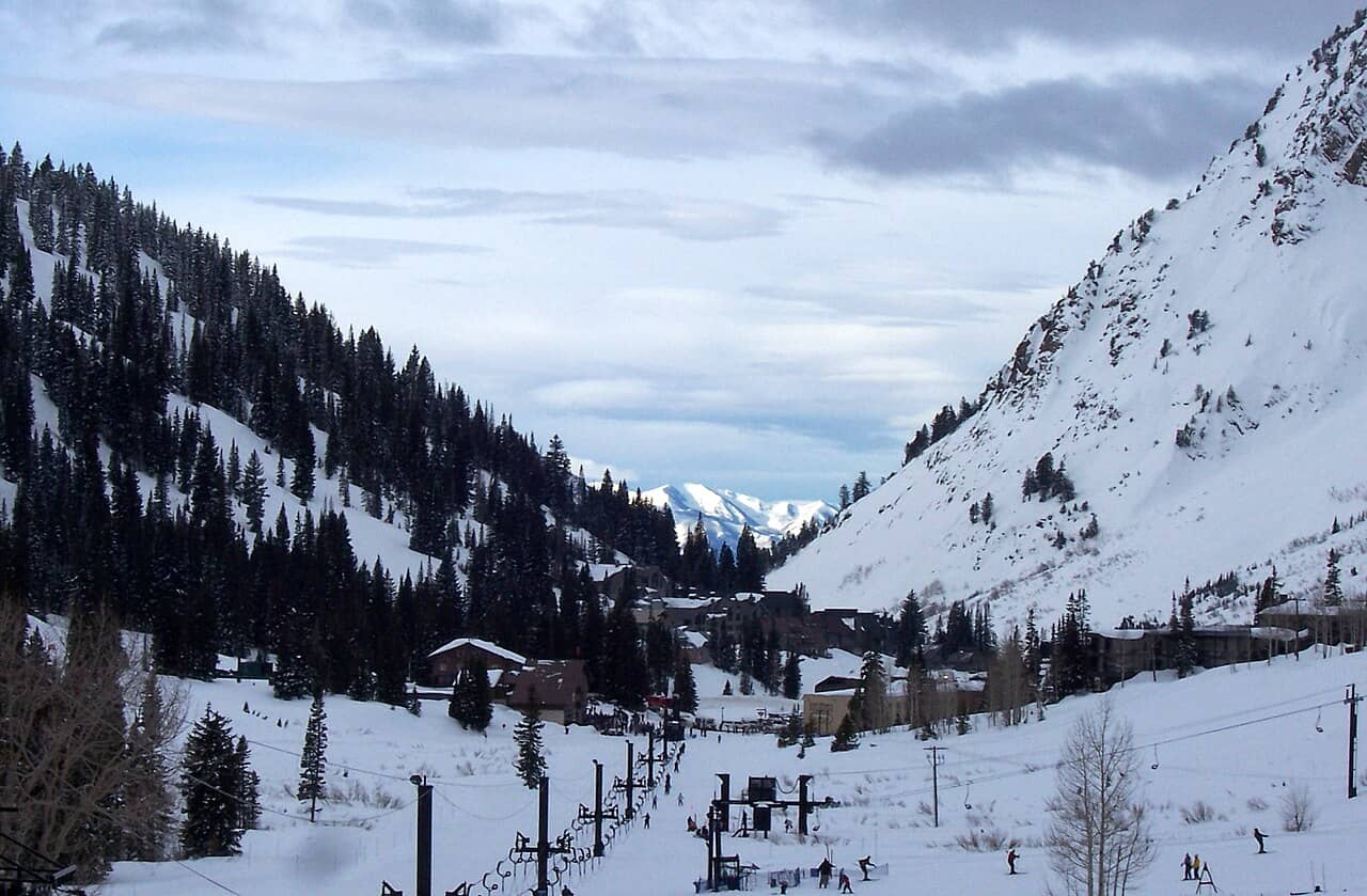 Alta Ski Area — UT ski resort in winter