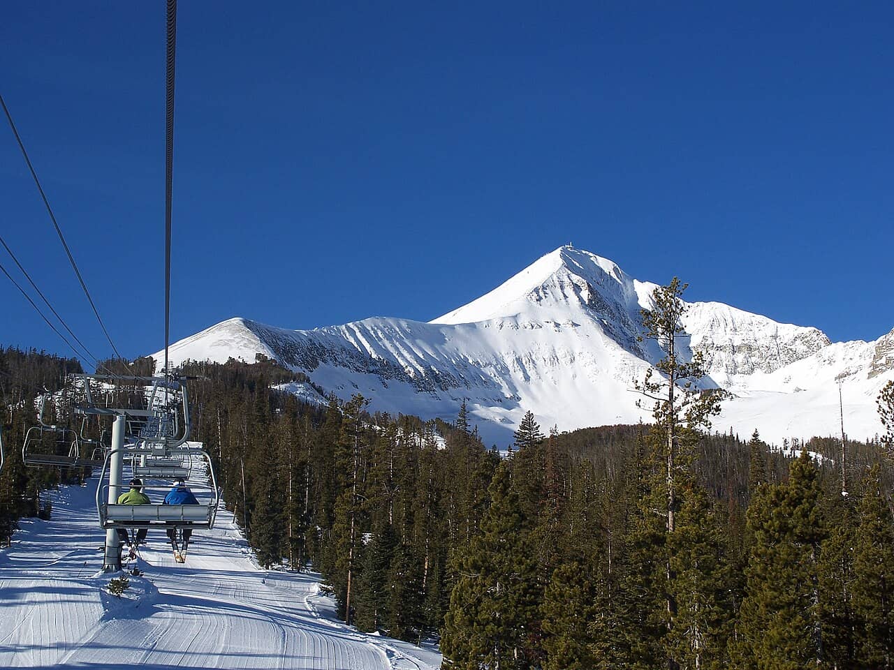 Big Sky Resort — MT ski resort in winter