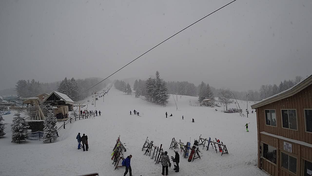 Bousquet Mountain — MA ski resort in winter