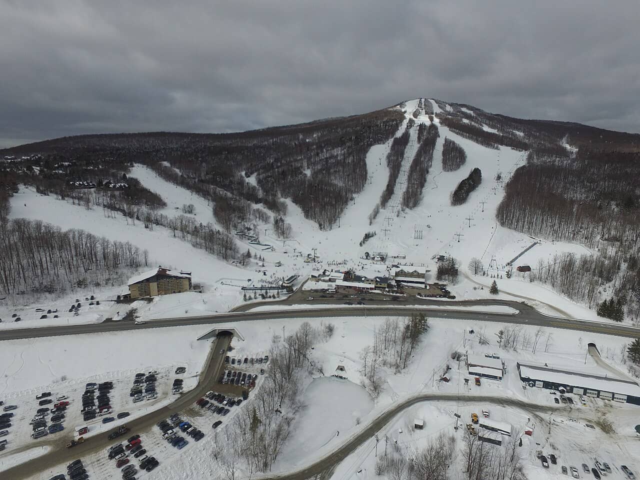 Bromley Mountain — VT ski resort in winter
