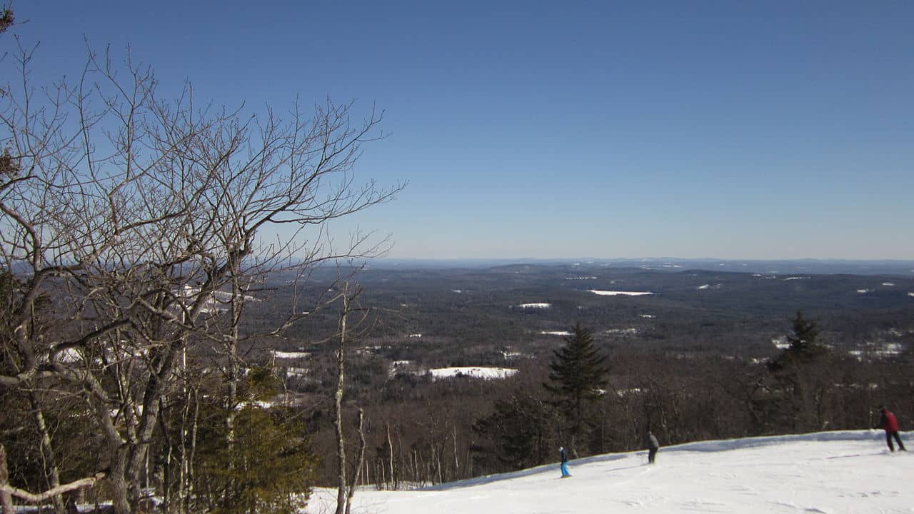 Crotched Mountain — NH ski resort in winter