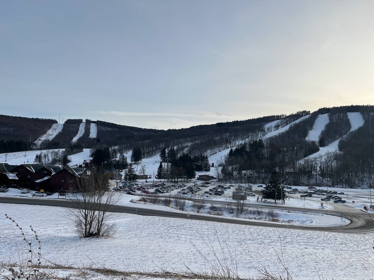 Greek Peak — NY ski resort in winter