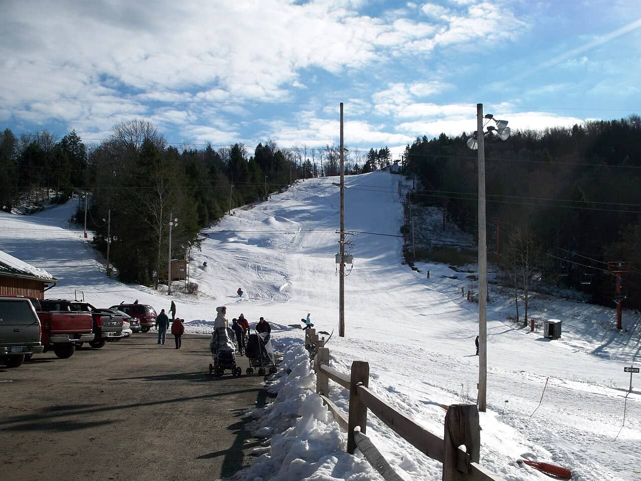 Holiday Mountain — NY ski resort in winter