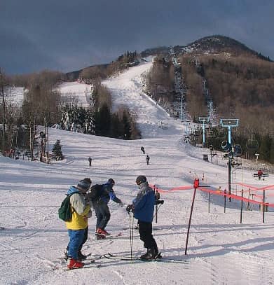 Hunter Mountain — NY ski resort in winter
