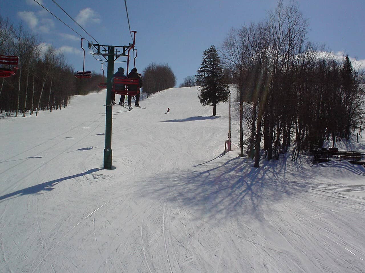 Indianhead Mountain — MI ski resort in winter