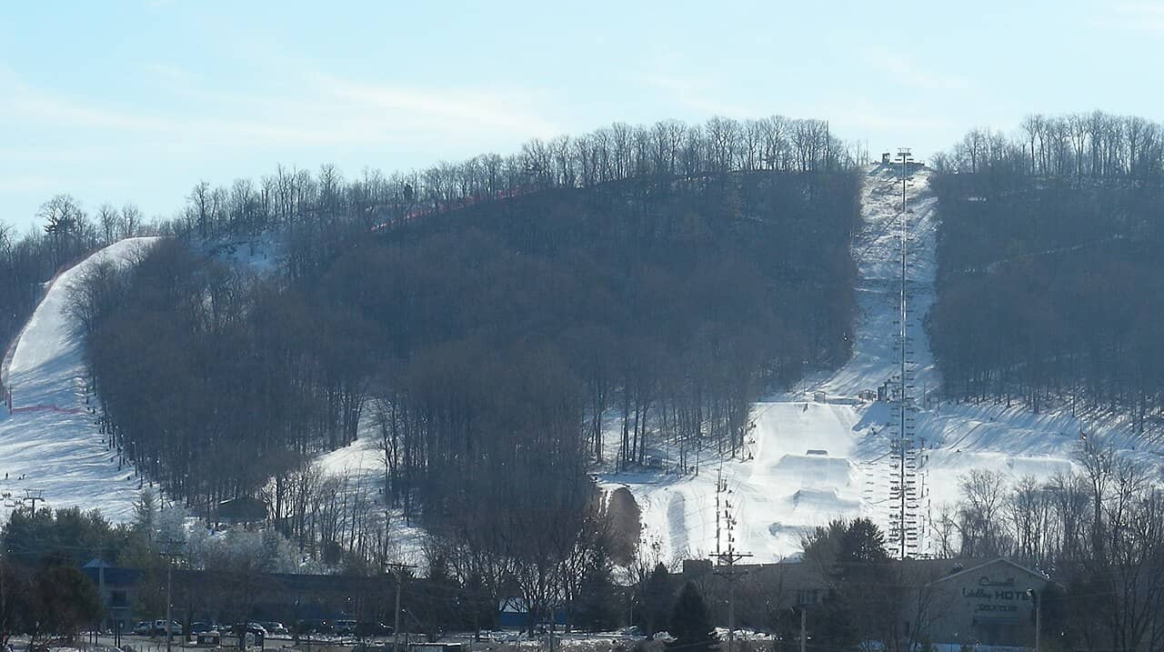 Liberty Mountain — PA ski resort in winter