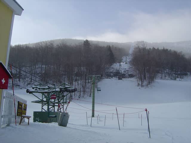 Mad River Glen — VT ski resort in winter