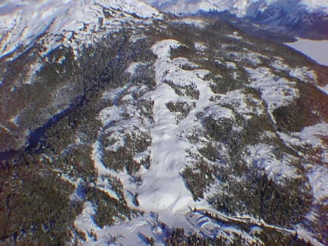 Mt Eyak — AK ski resort in winter