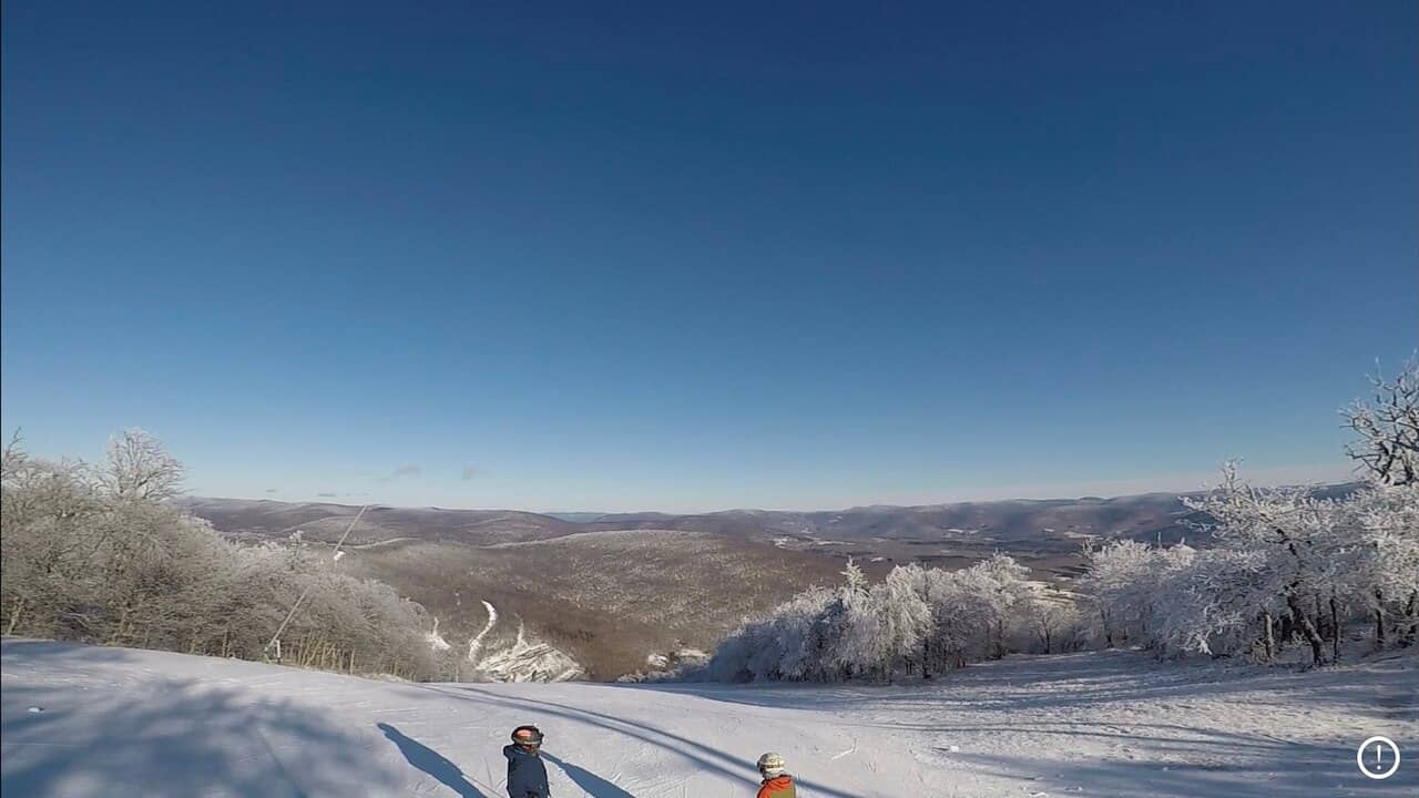 Plattekill Mountain — NY ski resort in winter