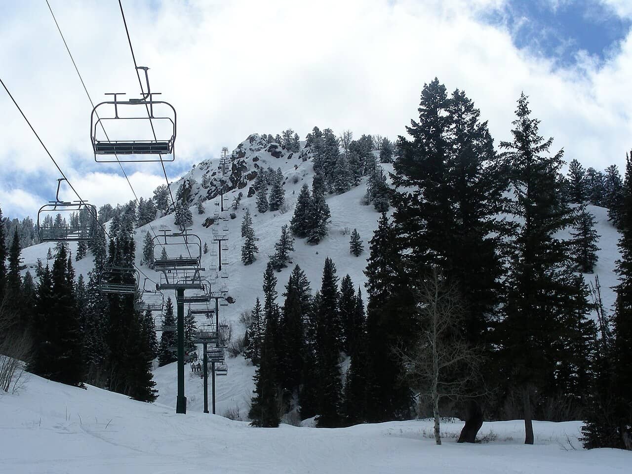 Powder Mountain — UT ski resort in winter