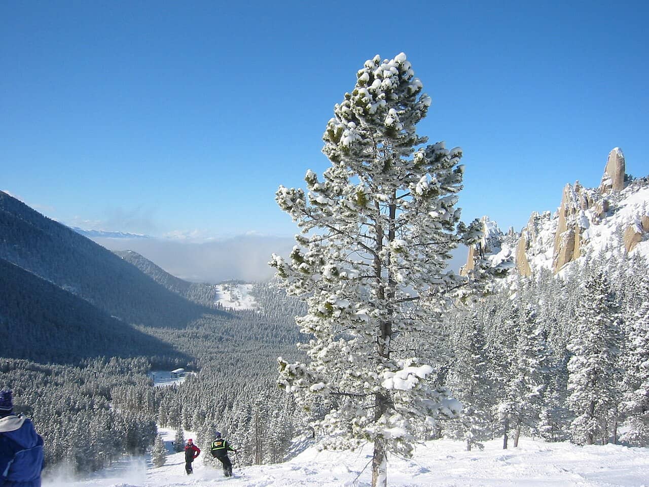 Red Lodge Mountain — MT ski resort in winter