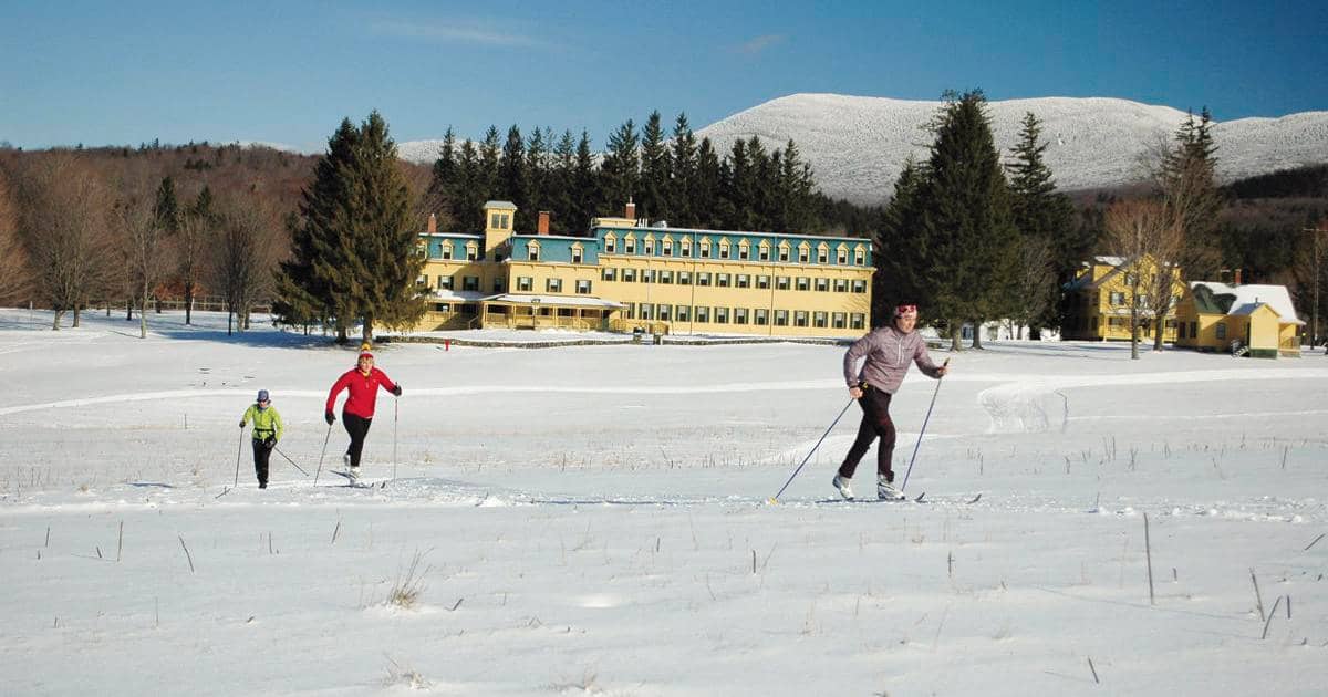 Rikert Outdoor Center — VT ski resort in winter