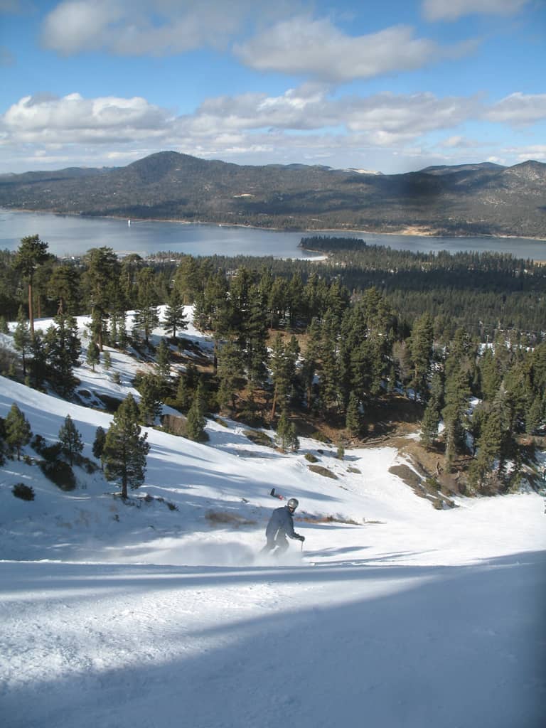 Snow Summit — CA ski resort in winter