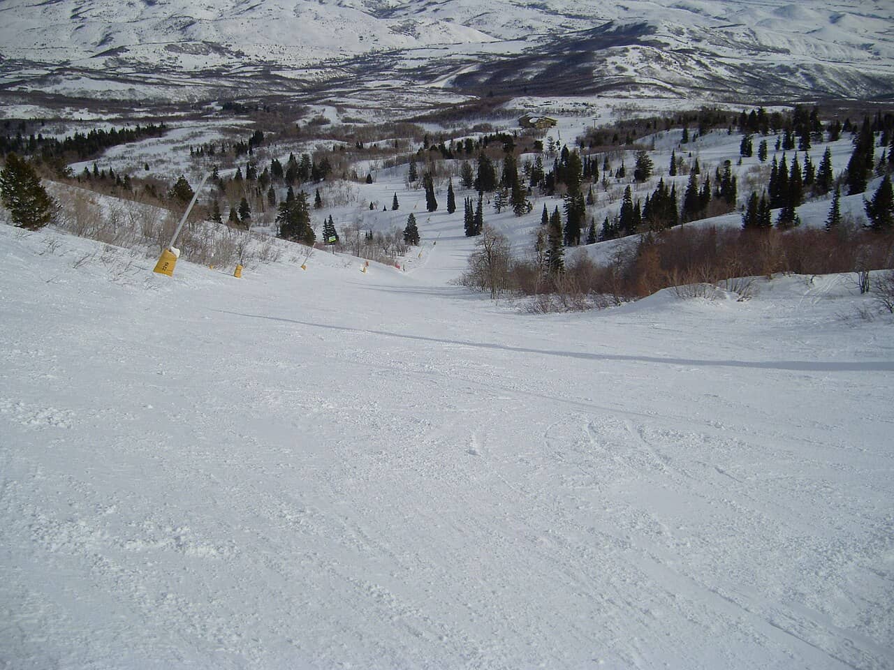 Snowbasin — UT ski resort in winter