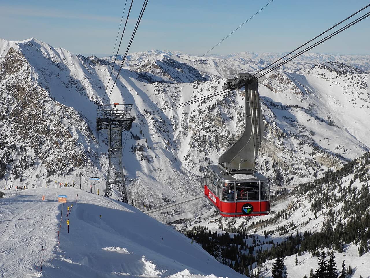 Snowbird — UT ski resort in winter